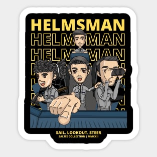 Helmsman Sticker